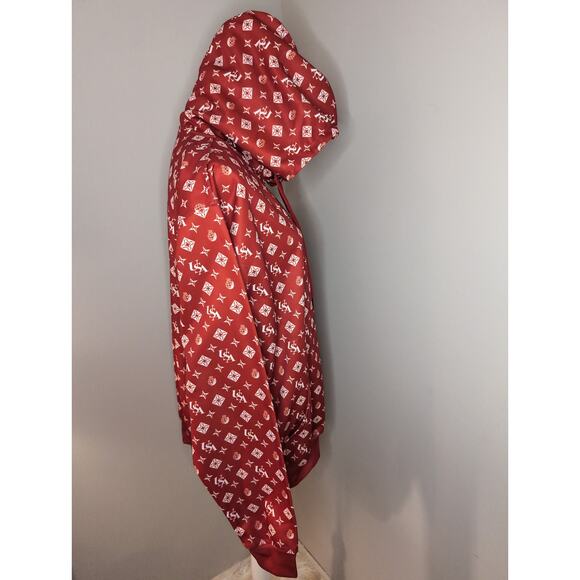 American AF oversized urban streetwear hoodie logo sweatshirt - Picture 4 of 8